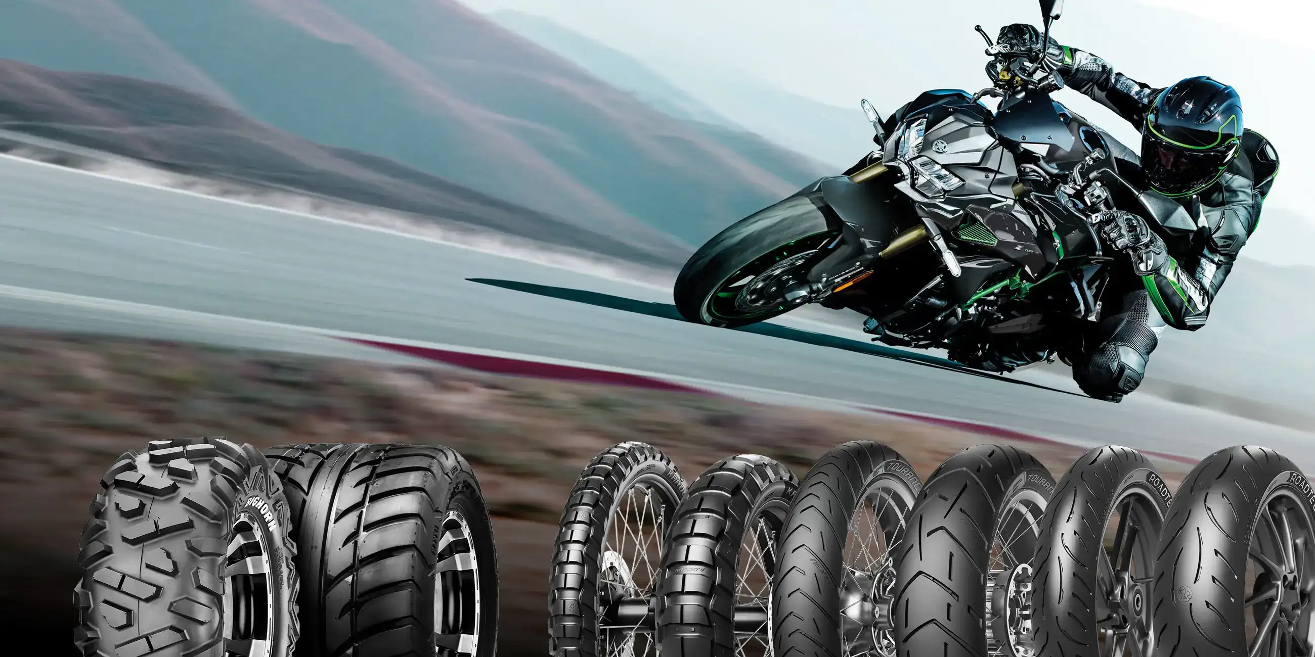 Motorradreifen-Sortiment bei TyreSystem