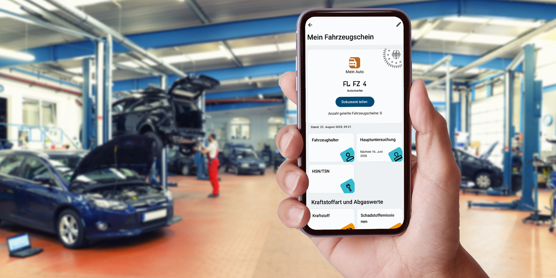 Digitaler Fahrzeugschein
